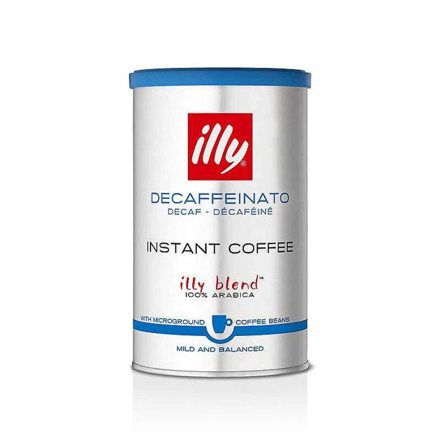"Illy Decaf Instant Coffee - Rich & Smooth Decaffeinated Blend for Quick Brewing"