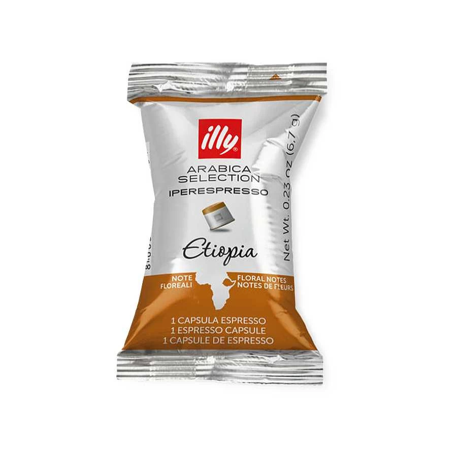 "Illy Iperespresso Coffee Capsules: Arabica Selection Ethiopia Single-Origin Espresso Pods"