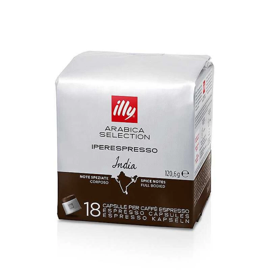 illy Iperespresso Coffee Capsules Arabica Selection India - Single Serve Pods for Espresso Machines
